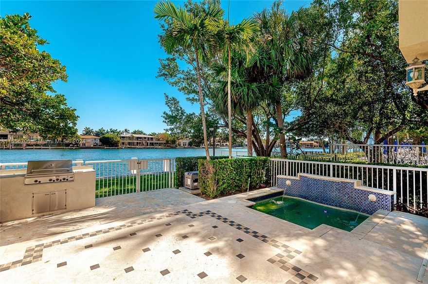Spacious corner unit, directly on the Intracoastal waterway with fantastic views, deeded boat dock, the unit has the largest driveway that can fit at least 8 cars plus 2 car garage. Separate entrance full bedroom with full bathroom. Beautiful eat in kitchen, marble floors first floor, wood floors second floor, spa in the backyard, built-in grill and it's conveniently located next to the community pool. Maintenance includes the use of the community spa, tennis courts, security gate house, walk to the Waterways shops and Aventura Mall is just minutes away. The property is currently rented, please do not disturb the tenants, call the listing agents for an appointment
