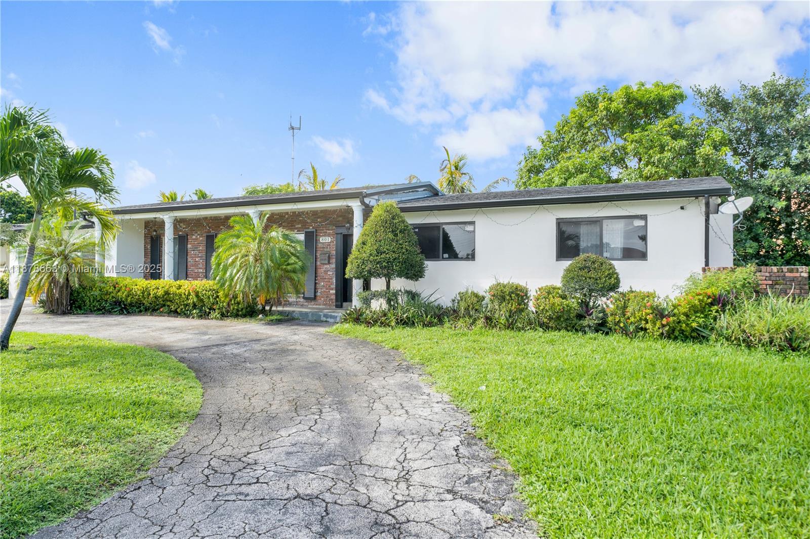 Welcome to this spacious 4-bedroom, 2-bathroom residence located in the heart of Miami Gardens. This move-in-ready home features a double car garage, in-unit washer and dryer, partial impact-rated windows, a newer shingle roof, and an electric water heater for added comfort and efficiency. The outdoor space offers a large front patio and a private backyard with fruit trees, highlighted by a Tiki Hut—ideal for entertaining or relaxing with family and friends. Situated in a prime location near Hard Rock Stadium, with easy access to major highways, dining, and shopping & schools this home offers both comfort and convenience. Whether you're searching for a primary residence or a smart investment opportunity, this property delivers exceptional value. Schedule your private tour today!