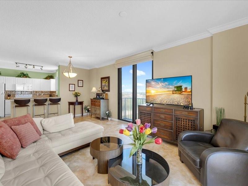 Cozy 2 Bed/1 Bath Condo in the HEART OF DOWNTOWN WPB, steps away from the CITY PLACE buzz.
A high-floor Oasis with abundant daylight. TURNKEY & FULLY FURNISHED. Full-size WASHER and DRYER INSIDE. TWO STEP-OUT BALCONIES and PREMIUM GARAGE PARKING for your enjoyment. A PRIVATE BOUTIQUE-STYLE COMMUNITY that comes with Front Desk/Concierge, Resort-Style Pool, relaxing Jacuzzi and romantic courtyards. TOP LOCATION - hop on I-95, catch a flight at PBI Airport or hit one of the picturesque beaches - all within reach! Nearby BRIGHTLINE STATION is a PLUS! No furry friends, please. Available for LONG-TERM RENTAL ONLY. BOOK YOUR TOUR TODAY!