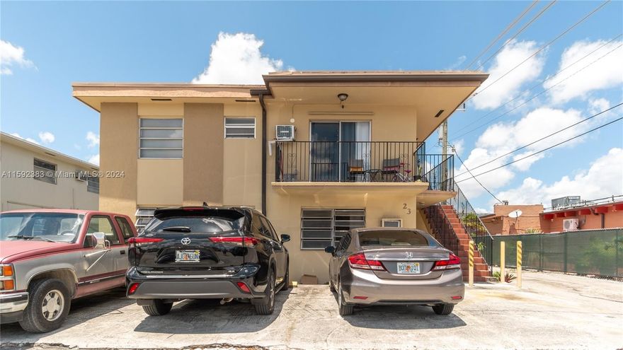 TONS OF VALUE ADD!  
THIS CENTRALLY LOCATED HIALEAH MONEY MAKER HAS NEVER BEEN ON THE MARKET OUTSIDE OF THE FAMILY THAT OWNS IT.  
BELOW MARKET RENTS.  TENANTS ARE MONTH TO MONTH.  PROFORMA =$16,000.00 MONTHLY.  
CURRENTLY COLLECTING $11,200.00 MONTHLY.