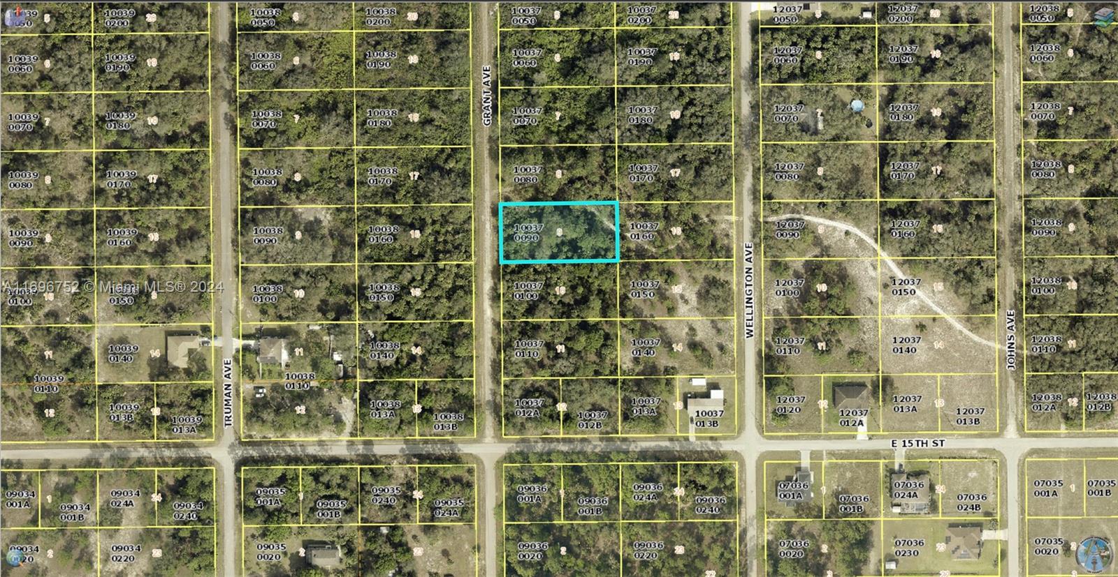 Residentially zoned single family .25 acre lot