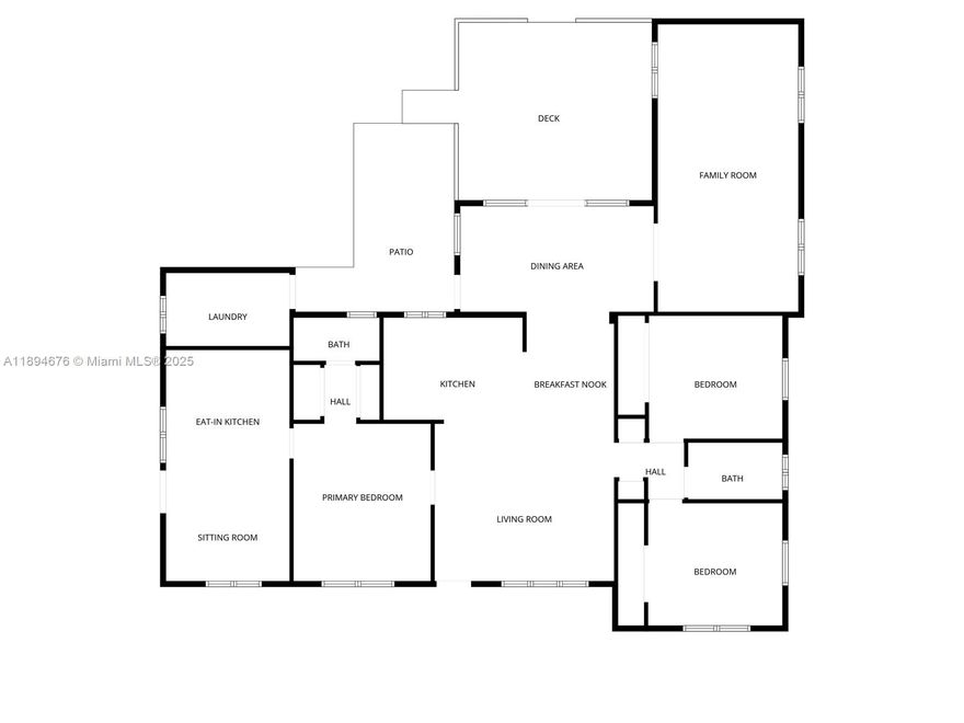 This is not virtually staged.Welcome to a masterpiece of modern living, completely & beautifully remodeled for the discerning homeowner. 
An entertainer's dream & sanctuary for relaxation. main residence features 2 bed/2bath with an exceptionally efficient layout, great square ft distribution that feels much larger than the tax roll. Has an easy opportunity to convert space to a 3rd bedroom if needed. beautiful new kitchen. A Florida room Perfectly placed, Large backyard and deck. For peace of mind, The home boast a brand new roof installed 6 months ago and impact windows and doors. BUT THATS NOT ALL!!!!! A SEPARATE, EASILY CONVERTIBLE, ATTACHED ONE- BEDROOM, ONE BATHROOM APARTMENT provides immediate income potential or an ideal space for extended family. A rare find that will not last*