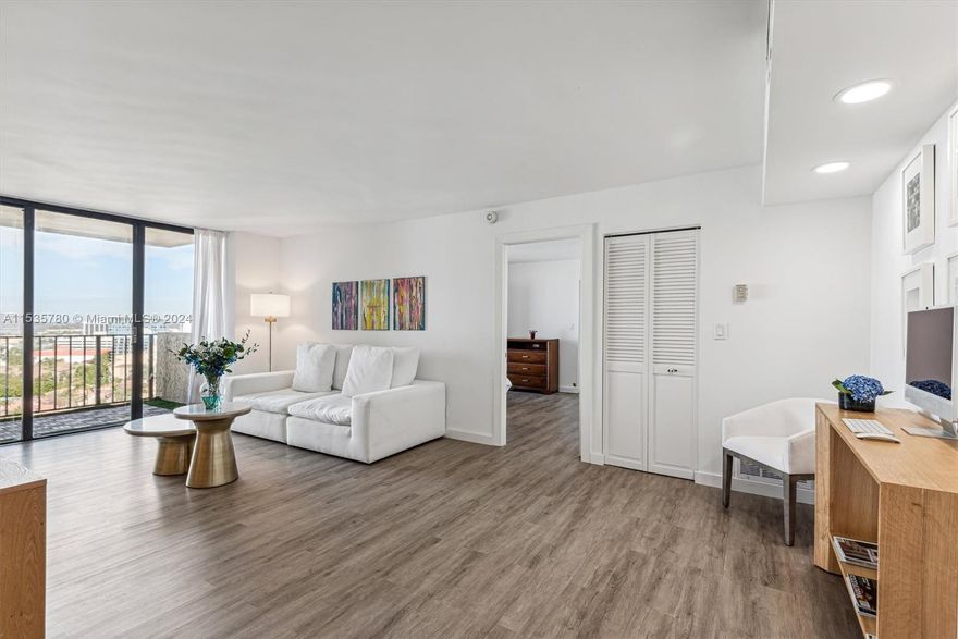 Enjoy life in Aventura in your remodeled 1/1.5 apartment in a spectacular location. Live only minutes away from the Aventura Mall, shopping centers including Publix and Fresh Market. The amenities include 2 swimming pools, a gym, tennis courts, a sauna, hot tub, club house, and valet + security available 24/7. Rent includes basic cable, water, and pest control.