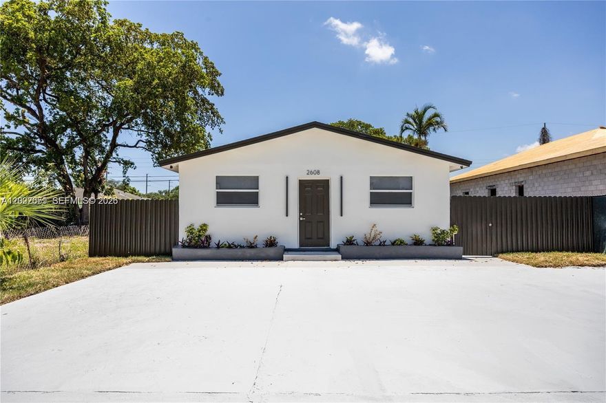 PRICED TO SELL! ALL AGES! Completely remodeled and move-in ready in the heart of Pompano Beach! This beautiful home has been fully upgraded with a NEW roof, NEW electrical system, impact windows and doors. New A/C, modern vinyl flooring  and stylish finishes throughout. Stunning open-concept kitchen with quartz countertops, shaker cabinets, and stainless steel appliances. Spacious double  fenced yard with plenty of room for a pool, boat, or RV. NO HOA! Perfect for first-time buyers, Airbnb investors, or anyone looking for a turnkey property with zero updates needed. Conveniently located near major highways, shopping, dining, and just minutes from the beach. This one will not last — schedule your showing today! Furniture negotiable!