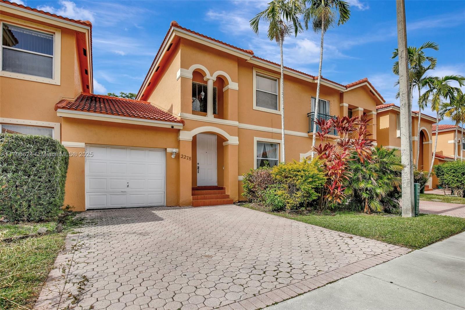 Move-in ready, this townhouse is located in the highly desirable community of Antigua in the heart of Pembroke Pines. The kitchen boasts stainless steel appliances and granite countertops. The first floor features a full bedroom and bathroom with tile flooring, the second floor offers wood laminate. The principal bedroom includes a spacious walk-in closet and a balcony, providing a peaceful retreat. Outside, enjoy a tiled and fenced patio overlooking the canal. Recent updates include a newer AC (2021),and dryer, and the association recently replaced the roof and painted the exterior (2022) .This home is situated near major highways, including I-75 and 595, as well as Pembroke Gardens, Fort Lauderdale-Hollywood International Airport, Miami International Airport, and other key destinations.