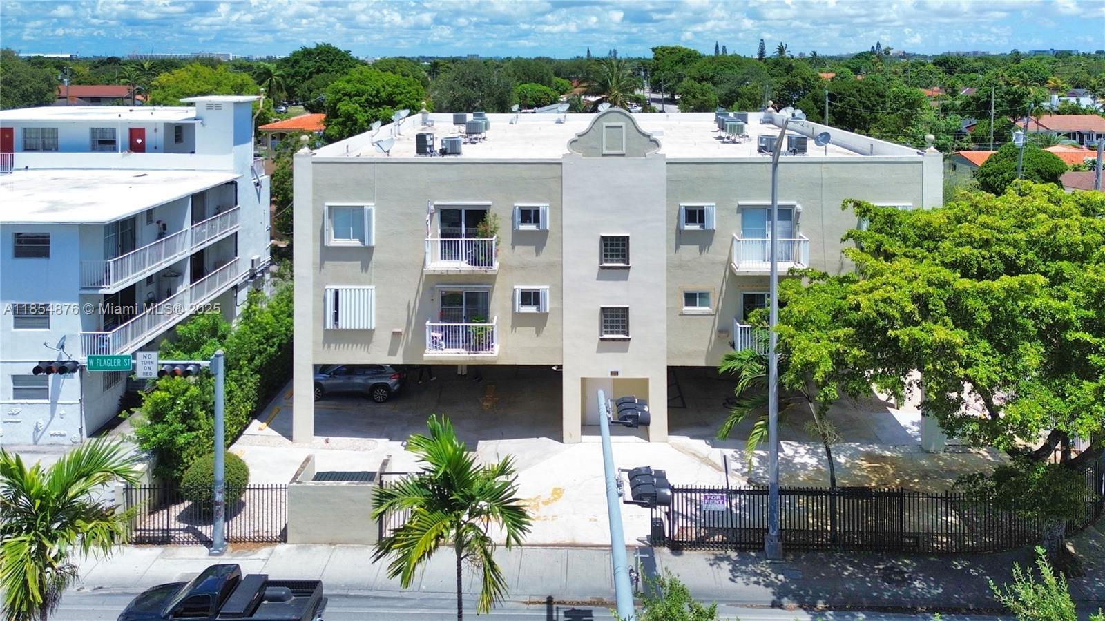 Charming 1 bedroom 1 bath condo in the heart of Miami. Unit offers a bright, open-concept living space with tile floors , 2023 A/C . Spacious Kitchen with plenty of storage, perfect for cooking and entertaining. Bedroom is generously sized with large windows. Bathroom is well-maintained with modern, clean finishes. Balcony , perfect for morning coffee. Covered Assigned parking, and Laundry Facility in building. Residence offers the perfect combination of location, just a few minutes from MIA airport, near Coral Gables, Coral Way, Coconut Grove and more. Gated community