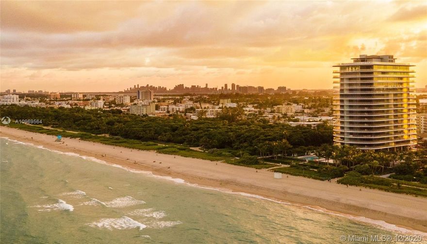 Enjoy SEE FOREVER OCEANFRONT VIEWS from this NEVER LIVED IN 10th Floor 3 BR/3.5 BA at Eighty Seven Park!  The 01 Line at Renzo Piano's newest creation in Miami Beach at 87th & Collins delivers!  With 1,715sf of wraparound terrace, Elegant Oak Wood Floors, 10 FT Ceilings and Floor to Ceiling Glass with Sleek Glass Curves, this residence offers 5 Star Amenities and Low Density (Less than 70 residences in this 18 Story Building). You will feel Right at Home! Eighty-Seven Park also features indoor & outdoor luxurious amenities which include: Fugo Restaurant, Full Service Spa, Wine Bar, Library, Business Center, Botanical Exhibition, and Pool & Cabanas. Located at the gateway to Miami Beach, and close to Bal Harbour shopping, it doesn't get any better!