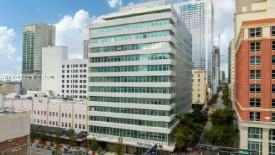 Prime opportunity to lease or purchase a turnkey office suite in the heart of Downtown Miami. Located at 14 NE 1st Ave, Unit 700Q, this 649 SF space sits within a well-maintained professional office building surrounded by government offices, courts, banks, and major employers. The unit features a clean, modern layout ideal for professional services, creative firms, consultants, or boutique operations seeking a central, prestigious address.
The space is currently occupied by a nationally recognized branding and design firm, demonstrating its functionality and appeal for established businesses. Layout allows for private office use, open workspace, or collaborative team setup. Building offers secured access, elevator service, and proximity to public transportation, including Metrorail, Metromover, and Brightline, with easy access to I-95 and Biscayne Boulevard.
Walkable to Downtown, Brickell, and Miami Worldcenter, with nearby dining, retail, and parking options. Ideal for owner-users or investors looking for stable downtown demand.
Lease Price: $3,000/month Gross

Sale Price: $260,000
Rare opportunity to secure a small-format office in one of Miami’s most active urban cores. Easy to show.