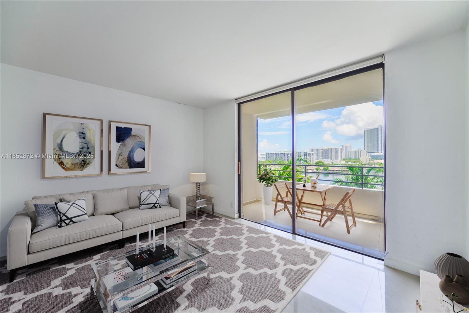 Beautifully renovated 1/1.5 UNFURNISHED unit in The Olympus overlooking the Intracoastal. Freshly painted. Quartz countertops in the kitchen and bathrooms, as well as ceramic tile throughout, add a sleek and modern touch to this unit. The open-concept kitchen boasts all stainless steel appliances. Both bathrooms have been updated with modern touches. Enjoy two huge, beautiful heated pools, 5 tennis courts, the large beautiful very well equipped gym. Olympus' free shuttle bus service. Close to the beach, the Gulfstream Casino and Racetrack and the Aventura Mall. Major supermarkets within a mile. Underground parking and a large recreation/barbecue area. The Olympus is very well managed and maintained, great service and security! MUST SEE!