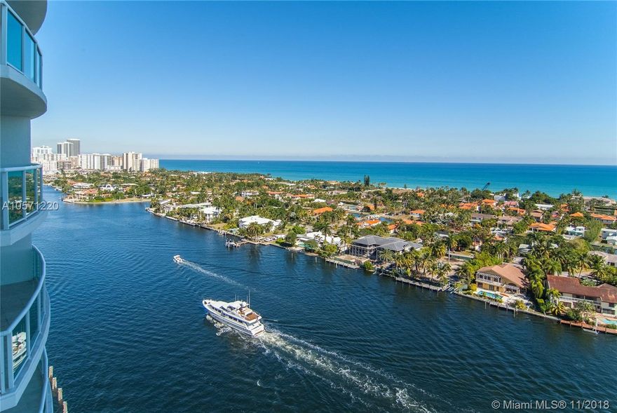 Located in the heart of Aventura, Hamptons South has spectacular views: ocean & intracoastal in the front; golf course, lake and city in the back. One of the best lines in Hamptons South, 3 bed, 3,5 bath + den/office, bright and light filled. Built-in bar, automated blinds and fans, huge walk-in closets. Private elevator. Infinity pool, movie theatre with 100 sets, BBQ area, tennis courts, internet café. On site restaurant, and food can be delivered too. Only 5 minutes to the beach. 3.5 mile bike and walking path across from the property. Easy to show. Call or text listing agent.