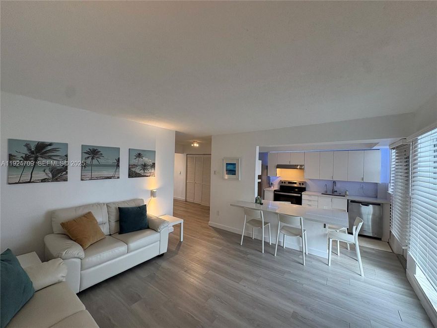 **FIRST OPEN HOUSE TO TAKE PLACE DEC 6 BETWEEN 12PM-4PM** Experience the ultimate South Beach lifestyle with this rare, recently remodeled 2-bedroom, 1.5-bath residence with a versatile den, perfect as a home office, guest room, or second bedroom. Located on the highest floor, the unit is flooded with natural light and offers stunning balcony views. It boasts an abundance of storage—rare for the area—plus one assigned covered garage spot and the option for a second city-issued street parking decal. The low-density building ensures privacy, while a responsive landlord makes living here effortless. Enjoy stainless steel appliances, quartz countertops, and a modern walk-in shower, along with community pool access. Steps from Lincoln Road, Starbucks, Trader Joe’s, Zara, Macy’s, Publix, Whole Foods, Target, fine dining, and all the best shops, this unit combines style, convenience, and functionality in one of Miami Beach’s most sought-after locations.