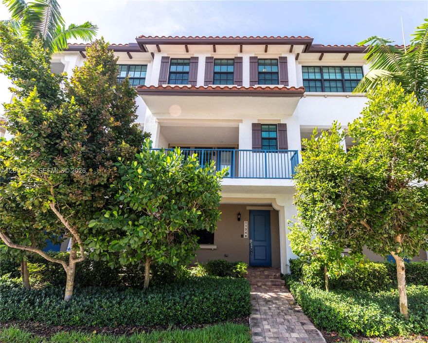 Beautiful 3 Bedroom 3 1/2 Bathroom townhome in the desirable Raintree community of Pembroke Pines boasting a prime location and impeccable features including an open floor plan, 2 car garage, impact windows and doors, and a gourmet chefs kitchen with 42" wood cabinets for ample storage. The main living area has  beautiful crown moulding  which  warms  the main living area and  creates a cozy ambience perfect for relaxing and creating memories. Natural light floods the room, enhancing the overall appeal of the space. The large primary en suite has 2 large closets which includes one walk in closet and a spa like bathroom. The additional bedrooms provide plenty of space, ensuring everyone's comfort and privacy. What is unique about this townhome is the expansive outdoor covered patio that creates an extra entertainment area: whether it is to sip your morning coffee or to gather for happy hour and watch the sunset, This is the perfect area to spend  time . Enjoy the gym, pool as well as security. Excellent schools, restaurants and shopping. The perfect central location. Don't miss out on this Gem!