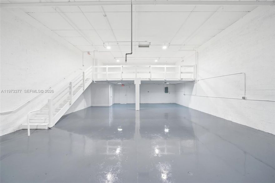 Fully renovated, move-in ready warehouse offering 2,481 SF of open, functional space. The property includes a mezzanine area, bathroom, and a clean, modern build-out ideal for an owner-user or business seeking immediate occupancy. Thoughtfully designed for efficiency and flexibility, this turnkey warehouse presents a strong opportunity near Tamiami Airport in a submarket with limited industrial inventory. Seller financing available.