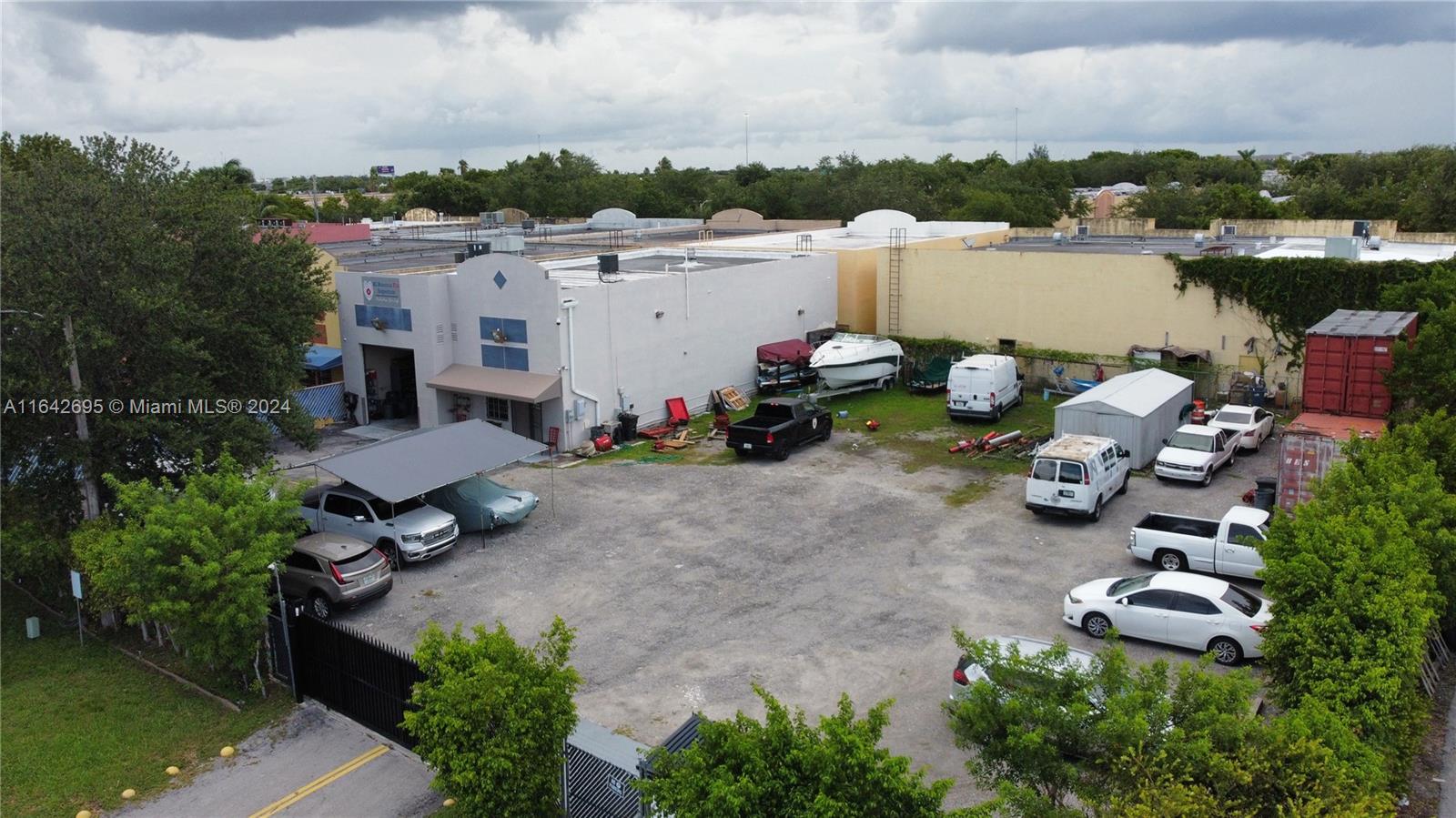 Unique property in West Hialeah with 2,806 SF free-standing warehouse built in 2004 situated on 17,508 SF Lot (3-separate folios); 18’ clear ceiling height (twin-tee); 1-street level overhead loading door; ±50% air-conditioned office-buildout; completely gated; zoned M-1 industrial light manufacturing. Currently owner-occupied and will be delivered vacant.