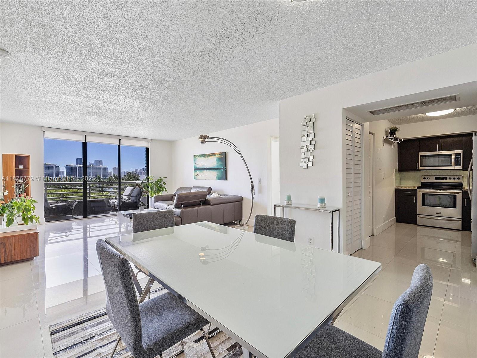 Available Starting November 3rd. FURNISHED 2/2 with Washer and Dryer. Modern, spacious and Beautiful View. Parc Central South in Aventura offer front desk services, valet, fitness center, Sauna, social room, pool and spa. One assigned covered parking space and second space is available for an additional fee. Come take a look at this beautiful unit.