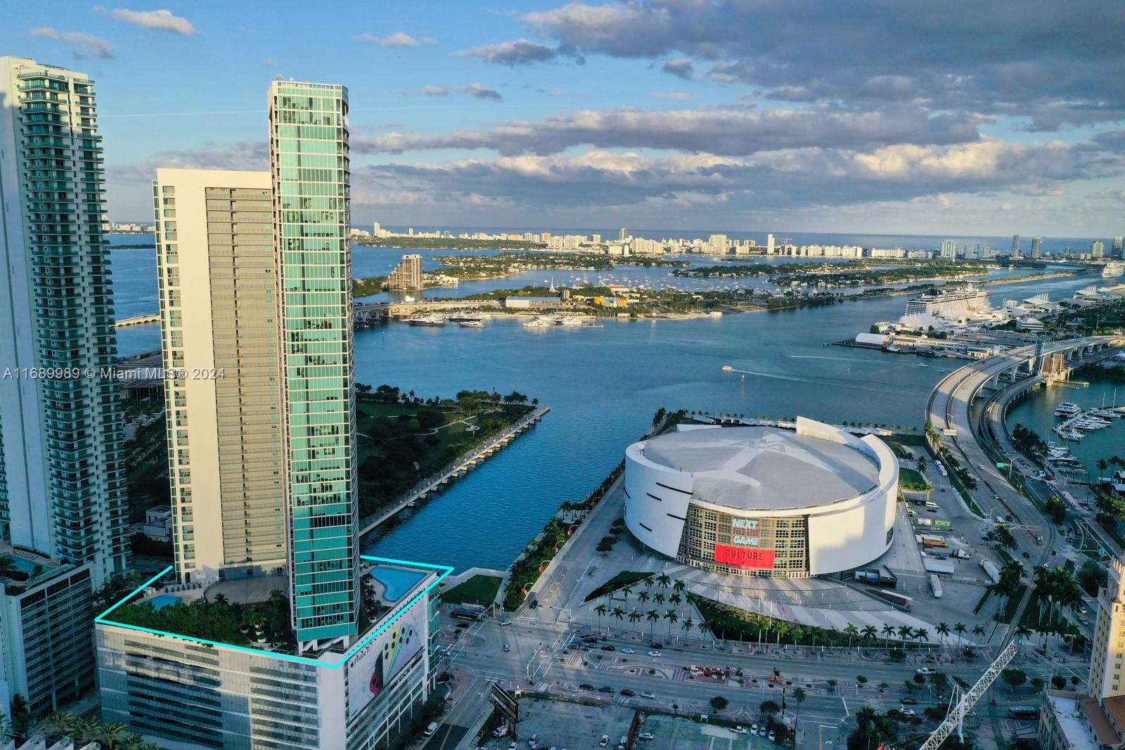 Property for Sale at 888 Biscayne Blvd 4007, Miami, Broward County, Florida - Bedrooms: 1 
Bathrooms: 2  - $619,000