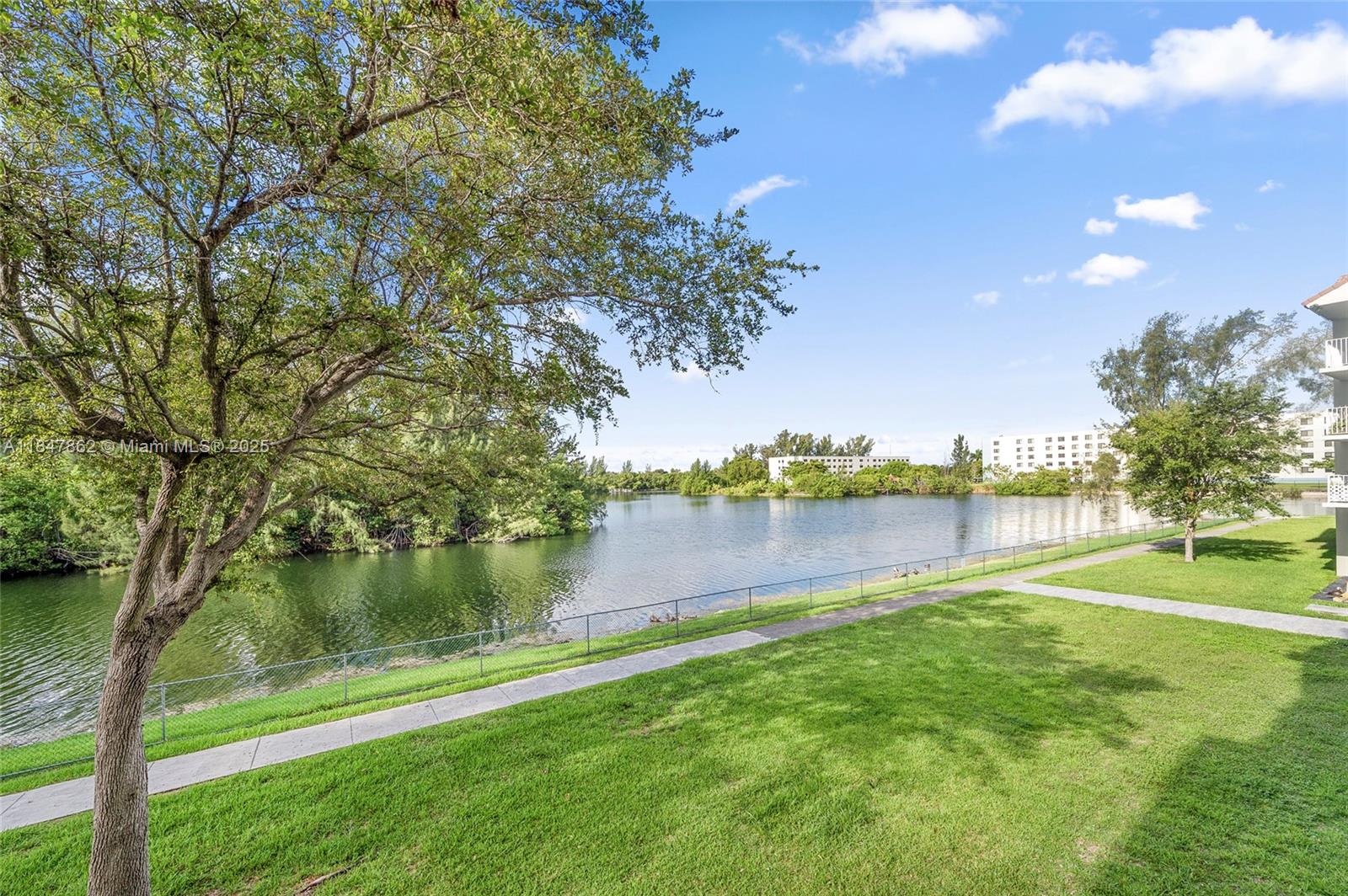 Enjoy breathtaking lake views from your private balcony in this spacious 1 bed / 1 bath condo at Saga Bay Gardens! Bright and airy layout with a clean, functional kitchen, large bedroom, walk-in closet, and full bathroom. Gated community with a lakeside pool, gym, BBQ area, tennis and basketball courts, plus laundry on each floor. Conveniently located near schools, Black Point Marina, parks, shopping, hospitals, and the Turnpike. Vacant and easy to show—don’t miss it!