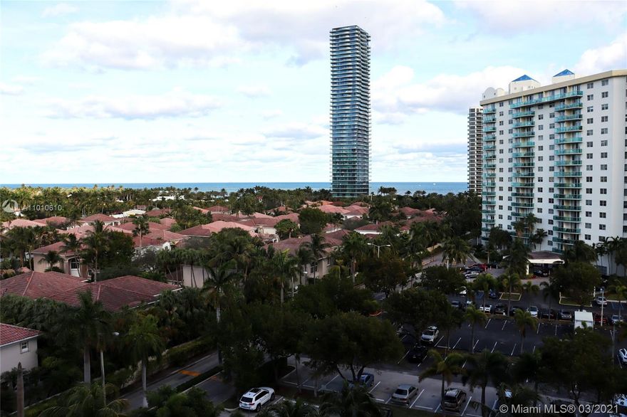 Resort style living in the highly desirable Oceanview B Condo, HUGE 2/2 (1,549 sq. ft.)+ 2 deeded parking spots. GREAT Ocean and Intracoastal views from open balcony and bedrooms. 2 A/C units, with separate thermostats for individual zone comfort. A/C and High Speed Internet included in maintenance. Steps from the beach. Very well-maintained Full-amenities building: Pool, Tennis, Gym & Yoga studio, mini market/coffee shop, Game Room. Walking distance to restaurants, shopping, community Ctr, library, schools, parks, beach yoga, and Houses of Worship. Across street from CHABAD OF GOLDEN BEACH (MARCO POLO). Pet FRIENDLY! Come nest in your new home.