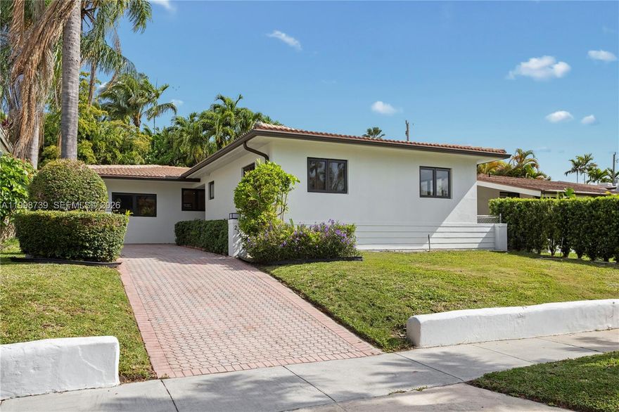 Welcome to this beautifully updated home in Silver Bluff, completely renovated from top to bottom while still maintaining its original charm.  This property features 3 bedrooms and 2 bathrooms, along with a spacious and functional layout designed for comfortable living.  The home offers a brand-new kitchen with modern finishes, bright and airy living spaces filled with natural light, and a versatile flex space perfect for a home office, playroom, or guest room. Step outside to enjoy a large backyard—ideal for entertaining or relaxing.  Ideally located, the property provides easy access to shops and restaurants, and is just minutes from Brickell, Downtown Miami, and Coconut Grove.