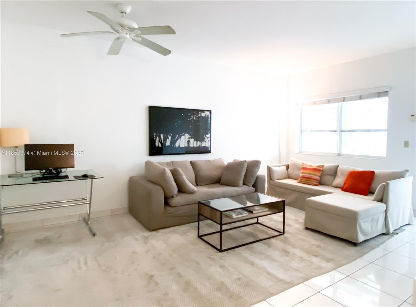 Lovely 690 square foot furnished One Bedroom, One Bathroom apartment with assigned parking space in the heart of Miami Beach, right across the Miami Beach Convention center, new world symphony and 1 block from Lincoln Road and the beach. This residence with a patio is beautifully decorated with a large living room and separate dining area facing the kitchen fully equipped with gas ranges. Further on, the Master Bedroom with its walk-in closet right next to the bathroom with bathtub. This is the perfect combination for the Miami lifestyle. Laundry room on site. Pets under 20 pounds are welcome. 1st month of rent & 1 Month of security deposit to move in