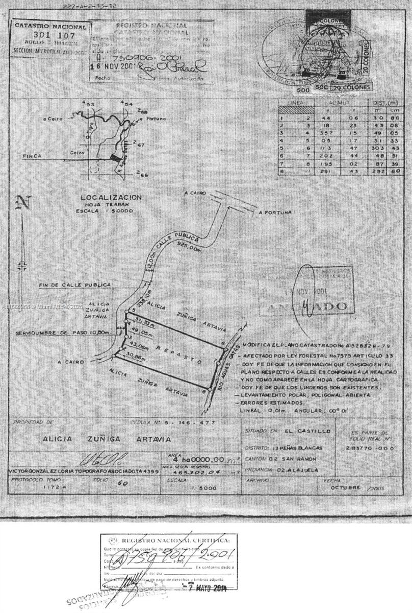 Ajauela, Costa Rica - Land