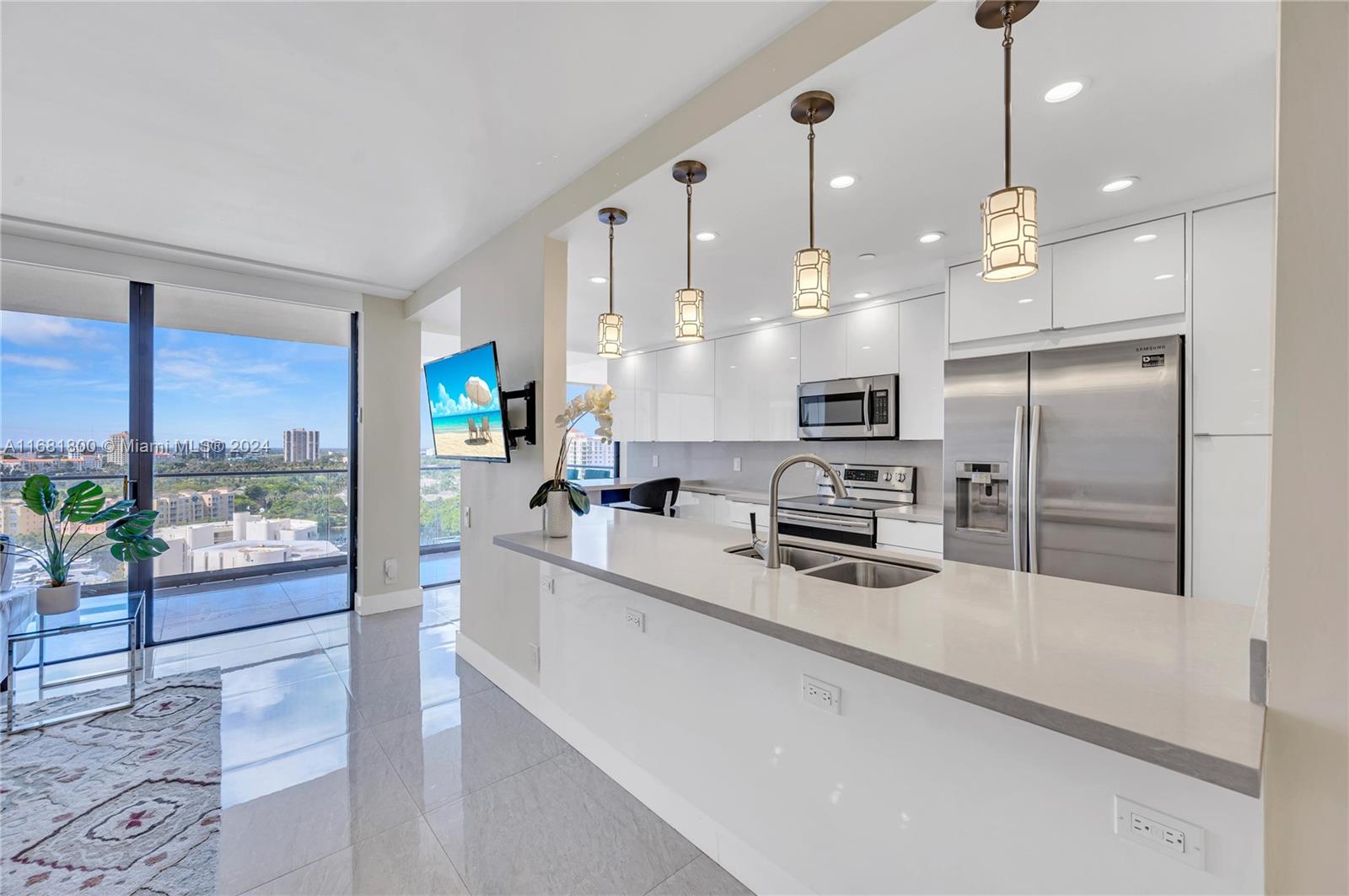 Rental Property at 19707 Turnberry Way 16L, Aventura, Miami-Dade County, Florida - Bedrooms: 3 
Bathrooms: 3  - $5,500 MO.