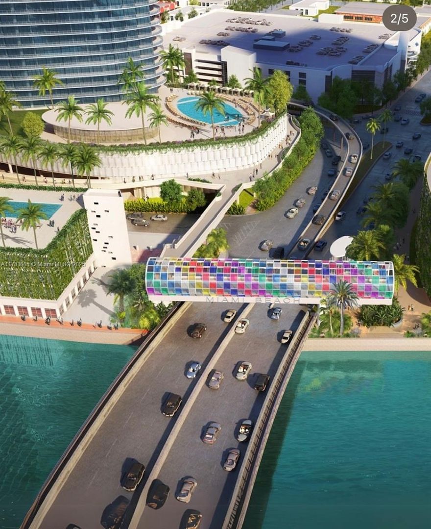 1 Bedroom and 1 1/2 Bath in FIVE PARK a new standard for function, beauty, and sustainability. With unrivaled amenities, access to abundant natural light, and expansive views of the city, water, and park below, this is a new standard of living in Miami Beach. amenities include pool, fitness studio, spa, restaurant with in-residence dining. 3-acre Canopy Park in your backyard, and quick access to Miami Beach Marina.