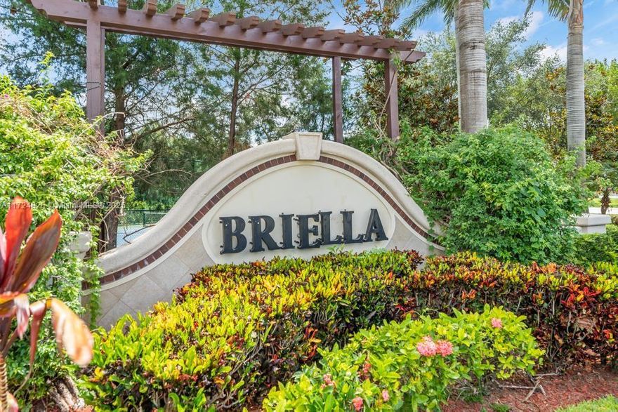 Gorgeous Townhome in Briella. Tile in all Living Areas & Laminate Wood Floors in all Bedrooms. Upgraded Kitchen Includes Granite Counters, Wood Cabinets & Stainless Steel Appliances. There is a Guest Room on the 1st Floor with connecting full bathroom. Upstairs the Master Suite includes a Walk-In Closet with Built Ins & a Luxurious Master Bath that has Been Completely Renovated with a Frameless Shower, Upgraded Tile & Modern Fixtures. The Garage has Been Fitted with Swiss Trax Flooring. This home has impact windows throughout to keep you safe and stressfree during hurricane season. The Community Includes a Pool, Fitness Center & Tennis Court. NO SMOKING, Renter's Insurance Required. NON Refundable $500 Pet Deposit.