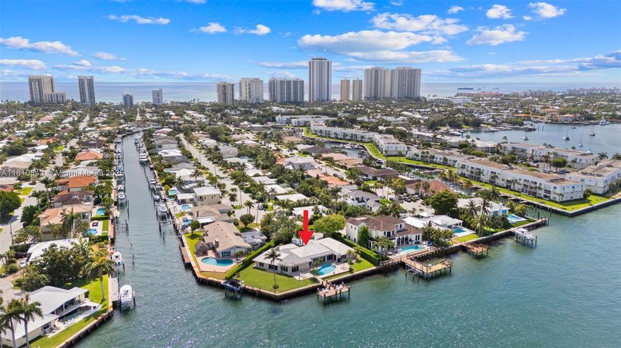 Rare Point Lot with over 190 feet of waterfront in Yacht Harbor Manor. Located in one of South Florida’s most
 desirable waterfront settings, this extraordinary point lot offers over 190 feet of wraparound water frontage and
 wide water views. Set on over 1/3 of an acre, this is a rare opportunity to create a custom estate or customize to
 your liking. Perfectly positioned, the property enjoys panoramic vistas, exceptional privacy, and plenty of space for
 your vessel