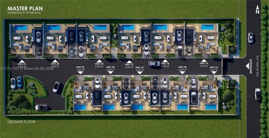 THE ONLY APPROVED DEVELOPMENT OPPORTUNITY IN THE AREA. Starlife Group is proud to present an amazing development opportunity, The Mansions at Riverland, an exclusive, DRC-approved development in Fort Lauderdale featuring 11 luxurious 2-story townhouses. Each high-end Residence offers 4 bedrooms, a Den, 3 bathrooms, a 2-car garage, and a private pool for each residence, all within a gated community. Nestled in an up-and-coming area next to a park and an outstanding school, and conveniently close to Fort Lauderdale Airport, Hard Rock Casino, and Las Olas, this project promises exceptional living and investment potential. With 2,607 - 3,003 square feet of elegant under-air space, The Mansions at Riverland presents an unparalleled opportunity for discerning investors seeking luxury and growth.
