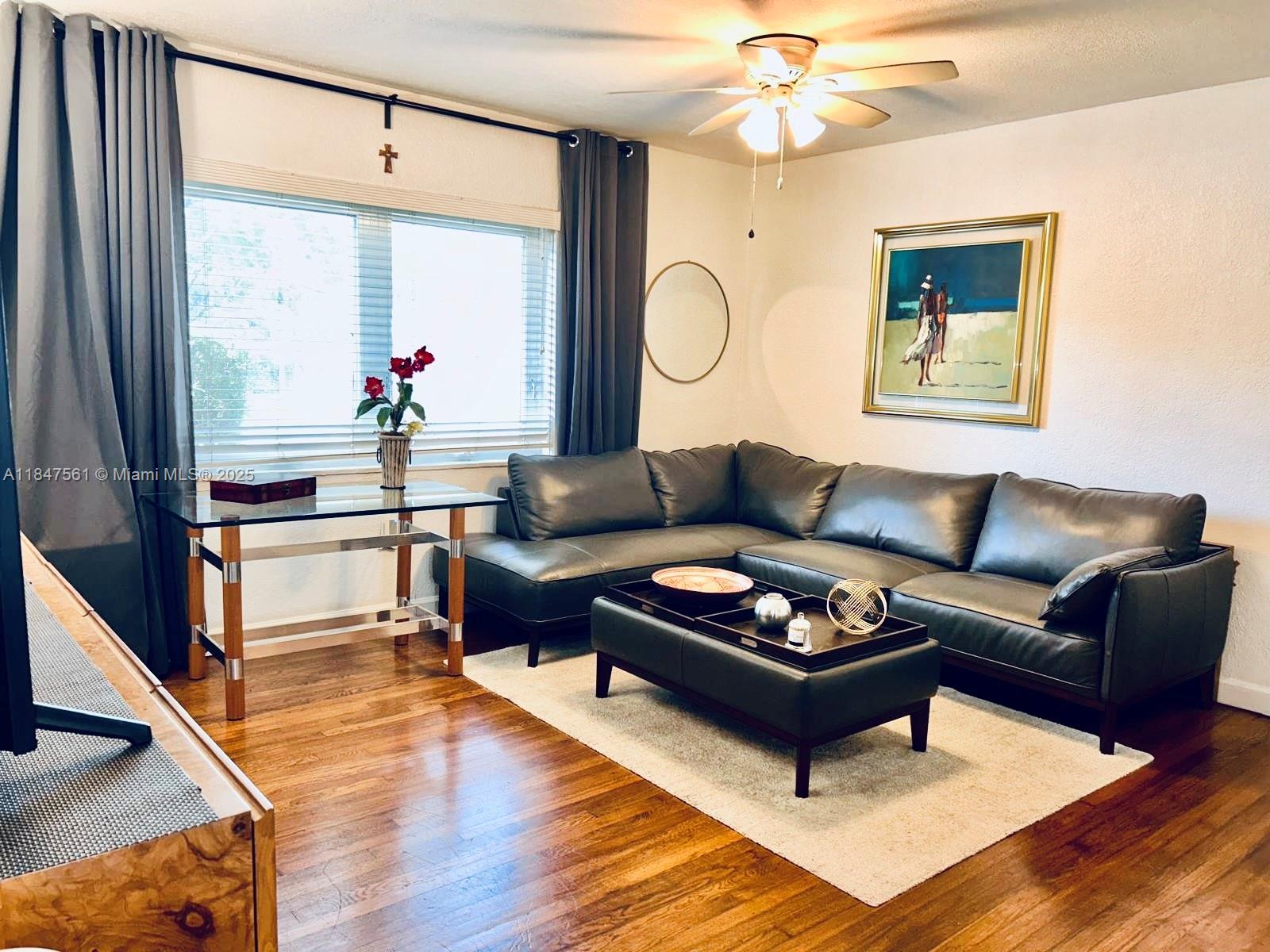 Enjoy boutique-style living in this 2-bedroom, 1-bath apartment, located in South Miami’s charming and highly coveted High Pines neighborhood.
This first-floor unit offers sunlit bright rooms, spacious closets, beautiful wood floors, impact windows, central A/C/heat, dishwasher, onsite laundry facilities, parking. DID I MENTION POOL for the community! All just a short distance from Downtown South Miami, the University of Miami, Whole Foods, CVS, Publix, banks, shops, dining, and Metrorail. No smoking, no pets. HOA application. Tenant Screening required.