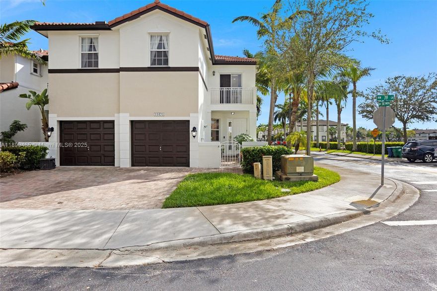Beautiful two-story home 3 Bedrooms & 2.5 Baths with large Den that could be converted into a 4th Bedroom in the best private gated Community in the heart of Doral, “Netherlands” great neighborhood. Top-rated schools. High ceilings, corner Lake view property . Low HOA Monthly fee $304. Steps away from the Clubhouse with great amenities, offers Tennis Court, Park, Basketball, two pools, Jacuzzi, Conference room and Gym with plenty of space to parking. Additional steps away from the new "Doral Legacy Park" with Baseball fields, Basketball, Tennis Court, Gym, Park, and Golf.