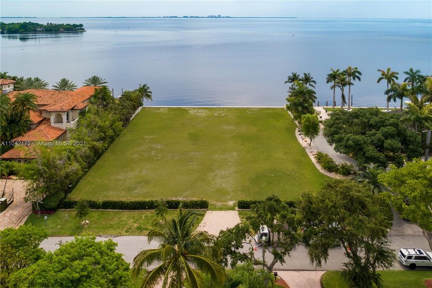 Rare opportunity to own a stunning bay front lot in Old Cutler Bay with amazing views looking east towards Key Biscayne. One of the last vacant bay front lots left to build your dream home. Lot size is 35,200 SF with 150 FT of seawall, which gives the ability to keep your boat just steps away.