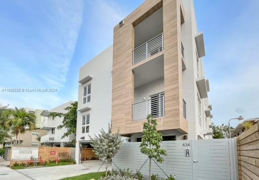 West Brickell Town Homes is a luxurious development featuring five townhomes, each spanning three stories with 3 bedrooms, 2.5 bathrooms, and 1,814 sq. ft. of living space (3,100 sq. ft. total). Each unit includes two parking spaces and state-of-the-art smart technology, such as Ring doorbells and Nest thermostats, as well as dual A/C units for optimal energy efficiency. The community offers gated security with an intercom system, automatic gate, fiber-optic internet, and a private gym. Each townhome boasts a 1,000 sq. ft. rooftop terrace complete with a summer kitchen, BBQ, artificial grass, an outdoor cabana shower, and an optional Jacuzzi. Additionally, one storage unit is included per residence. Located just minutes from the Brickell Financial District