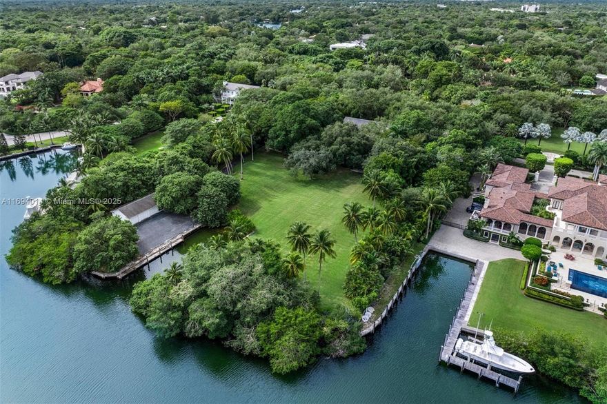 A rare chance to own the second largest parcel in Gables Estates, Coral Gables’ most prestigious community. This spectacular 4.6-acre property, lined with mature trees, features 300 feet of direct water frontage with no bridges to the bay—perfect for yachting enthusiasts. The existing 9,138 SF residence includes 6 bedrooms, 6 bathrooms, and a 1-bedroom guest house, offering endless potential to renovate or build your dream home. Located in the heart of Coral Gables, this estate combines unmatched privacy, prime location, and top-tier security. Gables Estates is synonymous with exclusivity and luxury, offering a lifestyle tailored for those who appreciate it. Opportunities like this are exceedingly rare—claim your place in one of South Florida’s most iconic neighborhoods.
