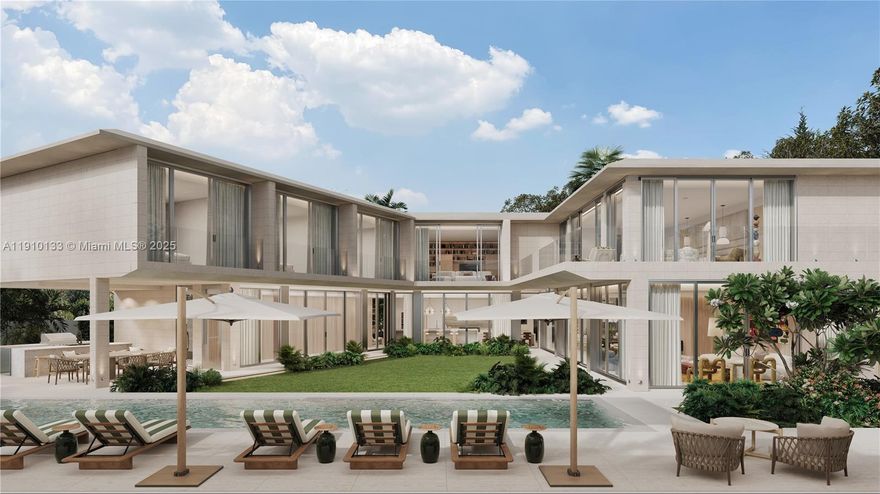 Offered at pre-construction pricing, this stunning new Coconut Grove residence is the vision of renowned architect Simon Bissu and brought to life by Luxom Developments.

Spanning 7,291 sq ft of refined living space on a verdant 16,141 sq ft lot, the home features 8 bedrooms, 8 bathrooms, a powder room, and a 2-car garage. Every detail reflects exceptional craftsmanship, with finishes of limestone, marble, and fine wood, paired with premium appliances and designer plumbing fixtures.

Lush tropical landscaping surrounds this private oasis, offering an ideal setting for both intimate relaxation and grand entertaining—a perfect harmony of modern luxury and serene seclusion in one of Miami’s most coveted neighborhoods.