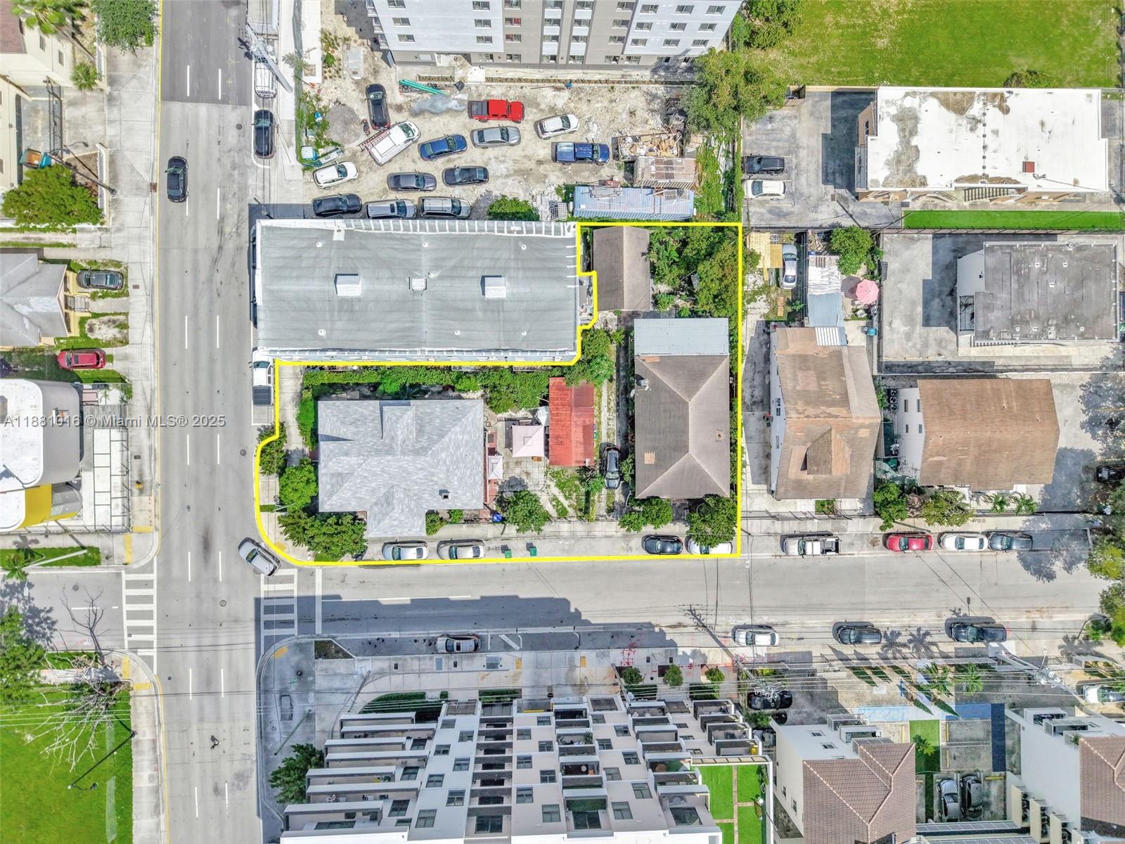 Unmatched development potential minutes from Brickell! Two contiguous parcels, including a prime corner lot, total 9,500 SF with T6-12-O zoning—ideal for high-density mixed-use residential or commercial projects in one of Miami’s fastest-growing corridors. Currently configured as a triplex plus a single-family home with detached unit, the properties provide rental income potential while plans and permits are secured. Surrounded by new developments and thriving businesses, and just minutes from Brickell, Wynwood, and the Miami River District, this is a rare chance to acquire prime land with extraordinary upside. Offered individually (MLS #A11879939 & MLS # A11705841) or together as a premier assemblage ready for transformation.
