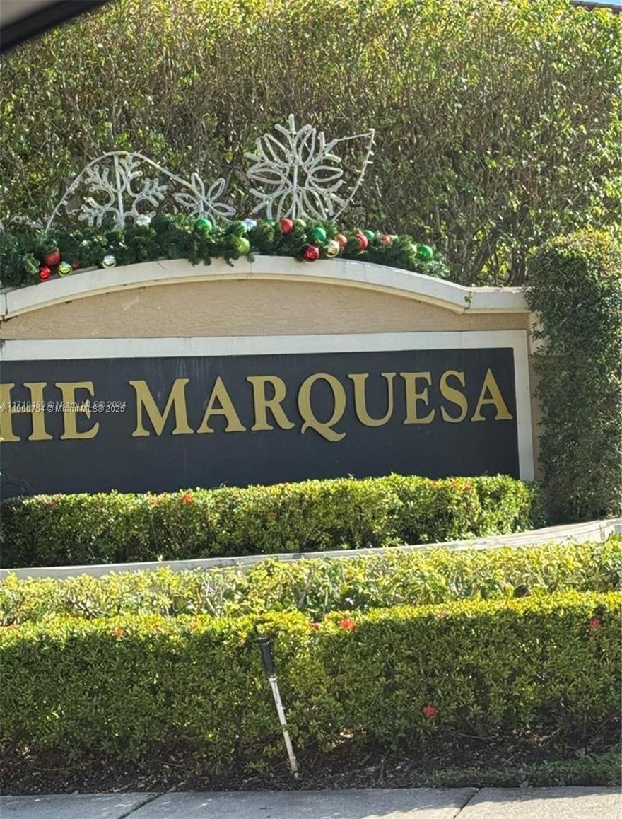Discaover the luxury of living at la marquesa in Penbroke Pines,right across from the mail,every day feels like a vacation in this resort style community offering top-notch amenities and a serene environment that combies comfort and elegaces.The unit features a brand-new A/C,washer & dryer, and refrigerator.currently rented until 03-05-26.