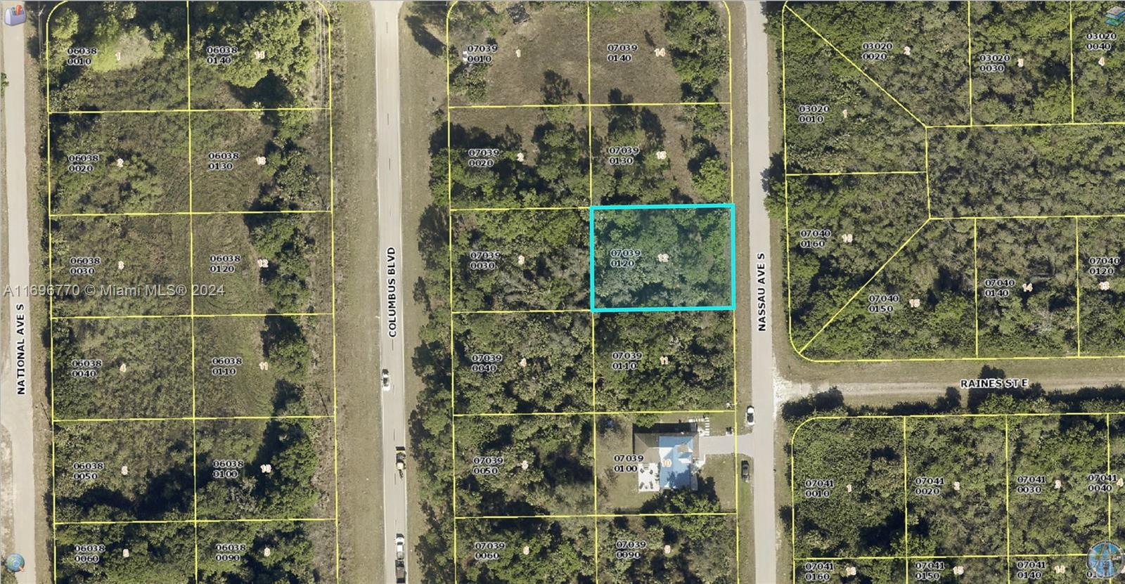Residentially zoned single family .25 acre lot