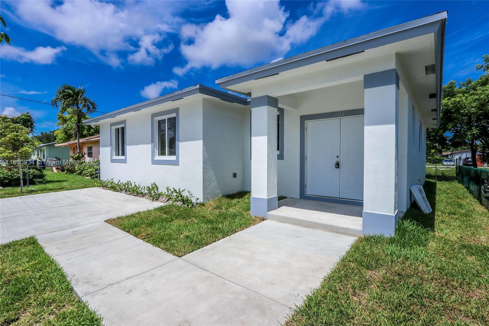 Amazing 3 bedroom, 2 bathroom house in Hallandale Beach, ready for immediate occupancy. Built in 2018, it boasts premium finishes and tile throughout. The upgraded kitchen includes custom cabinets, granite countertops, and stainless steel appliances (microwave, stove, and refrigerator). The property also features impact doors, windows, and high-efficiency A/C units. Conveniently located near the beach, great dining options, the Hard Rock Guitar, Dania Point Mall, and entertainment. —the pet with owner approval. If a pet is approved, a non-refundable deposit of $300 will be required. Dogs can weigh up to 20 pounds; landlords don’t accept dogs over that weight. Before moving in, the landlord requires mandatory renter insurance, the first month, and two security deposits.