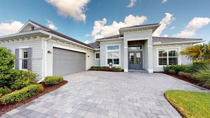 This stunning home boasts panoramic views of the lake and golf course. The meticulously maintained property offers 3 spacious bedrooms + study, and 3 full bathrooms.
Step outside onto the covered terrace and enjoy ample space, a private pool with a Jacuzzi, and a custom-built grill. This home includes a social membership to the clubhouse, a resort-style pool, a fitness center, restaurants, and much more.
Located in the vibrant and growing city of Ave Maria, just minutes from parks, schools, and shopping. Don't miss this opportunity to own a move-in ready home in one of Southwest Florida's most coveted gated communities!