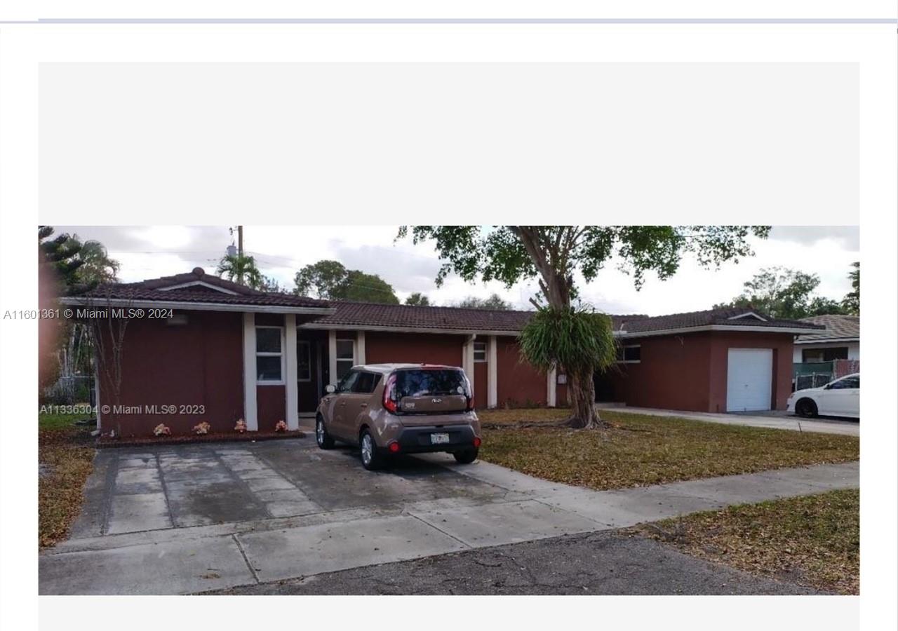 Unit is a 2 bedrooms and 1 bath with a yard. It is one side of a duplex in a very good location of Miami lakes .Available after July 6 , 2024. Very easy to show. Call listing agent .