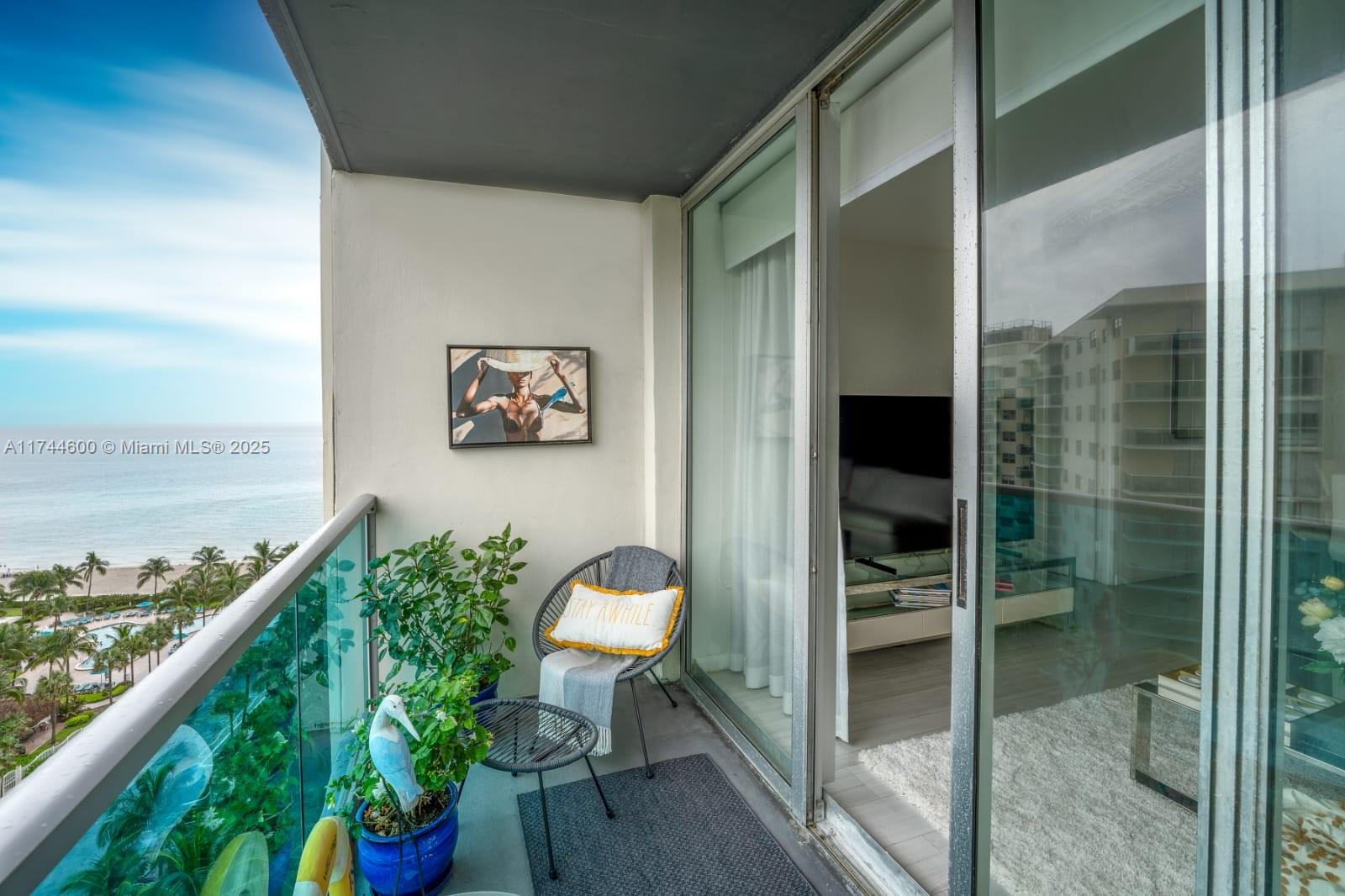 Property for Sale at 4001 S Ocean Dr 14G, Hollywood, Broward County, Florida - Bedrooms: 1 
Bathrooms: 2  - $445,000