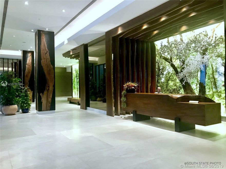 NEW FOR RENT!Amazing 1,793 sq. ft., 2 bedrooms (+den), 3-bath condo, with a private elevator in one of Miami’s newest and most iconic building, This stunning unit features marble flooring throughout entire living area, and wood grain porcelain tile in the bathrooms. Custom closets, blackout shades, and kitchen cabinetry along with top of the line appliances complete this beautiful unit. Two parking spaces, valet parking. Financing available. 1010 Brickell has great amenities such as: rooftop pool and hot tubs with huge sundeck area alongside a restaurant/bar barbecue as well outdoor cinema. Spa including Turkish bath and sauna, basketball court, racquetball/squash court, billiard room, arcade, table tennis, bowling and virtual driving range. Kids playroom with climbing wall and climb nets.