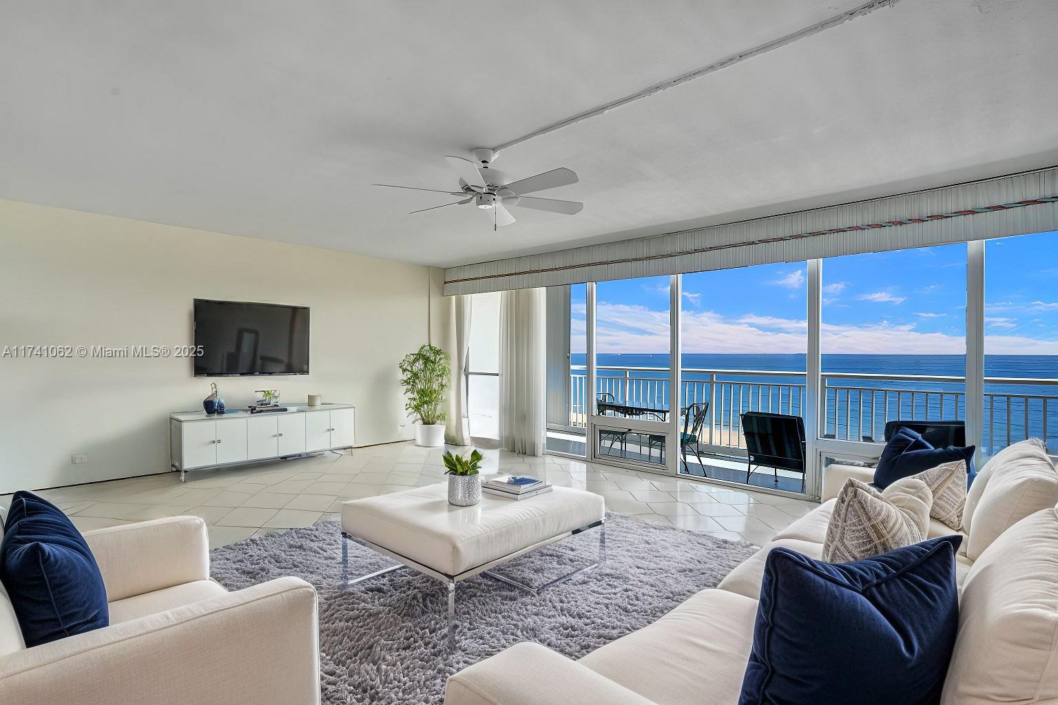 REDUCED & Priced to Sell! 50-year Milestone assessments have been Paid! Stunning direct oceanfront 2-bed, 2.5-bath condo offers the oceanfront luxury lifestyle directly on your private beach! Enjoy unobstructed oceanfront views on your 38-foot expansive covered balcony! Floor to ceiling windows offer panoramic ocean views from your living, dining & bedroom. Two extra large primary suites with large closets and ensuite bathrooms. Rare flow-through unit provides East (oceanfront/sunrise) & West (Intracoastal/sunset) views. 5-Star luxury amenities include fitness center w/ sauna, billiard room, library, community room w/ kitchen, heated oceanfront pool, 24 hr security w/ doorman. Secured underground parking space & semi-private elevator. Located between LBTS & Pompano pier.