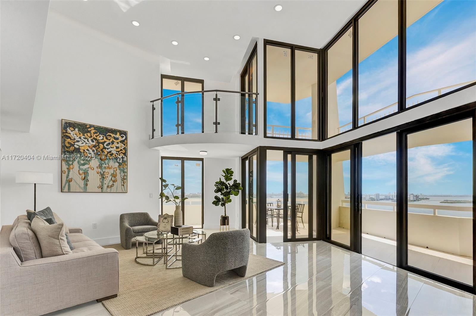 Rental Property at 4000 Towerside Ter Ph2, Miami, Broward County, Florida - Bedrooms: 4 
Bathrooms: 4  - $12,000 MO.