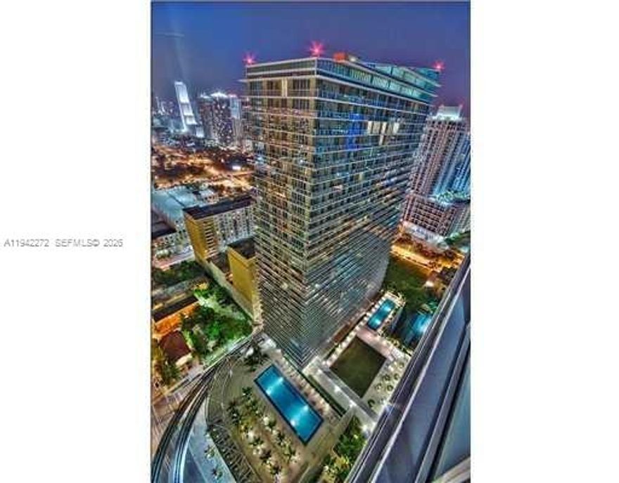 AVAILABLE FOR 6 MONTHS.  Nicely furnished 2 bedroom corner condo with tiled floor. Huge wrap around balcony. Great garden and pool views. Full amenity building in the heart Brickell. Mary Brickell village and Brickell City Center are steps away. People mover and metro rail located across the street. Best location.