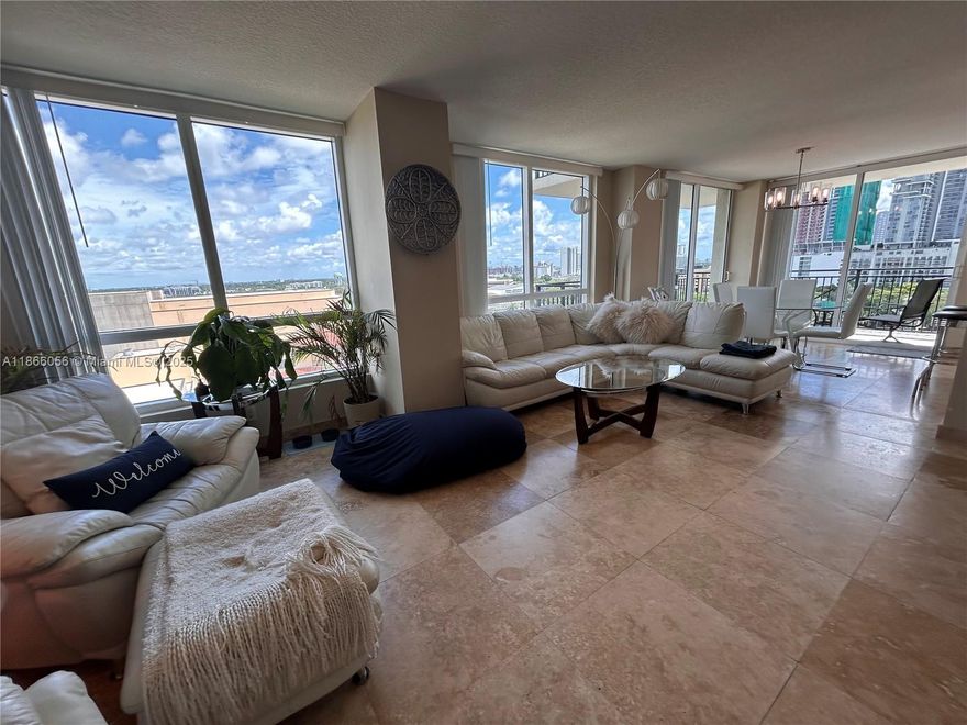 Luxury 3BR/3BA corner residence at The Symphony with expansive views of the New River and downtown Fort Lauderdale from a wraparound balcony. High-end finishes and designer lighting throughout. Spacious layout with walk-in closets, spa-style bath with walk-in shower & soaking tub, plus in-unit washer/dryer. Resort amenities include 24-hr attended lobby, valet/self-parking, fitness center, spa, heated pool with cabanas, club room, theater, billiards, marina access, and direct Riverwalk entry. Prime location near the Broward Center for Performing Art Esplanade Park, fine dining in downtown Ft. Lauderdale , and minutes to beaches & airport.