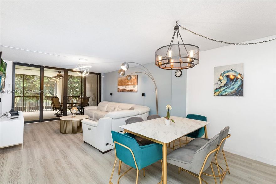 Welcome to this beautiful 2-bedroom, 2.5-bath condo featuring a versatile office space that can be expanded to suit your needs. Centrally located for ultimate convenience, this unit offers a spacious primary bedroom with two large closets and a recently remodeled en-suite bathroom. The secondary bedroom includes a refreshed bathroom, and the kitchen has been tastefully updated. Enjoy added peace of mind with hurricane-impact sliding doors , a water treatment system and gated community with 24/7 guarded security. Ideally located near the airport, shopping centers, and parks. The community offers resort-style amenities including a gym, sauna, steam room, large swimming pool, library, billiard room, ping-pong room , BBQ area , Xfinity Cable and internet. A must-see property with endless potential.