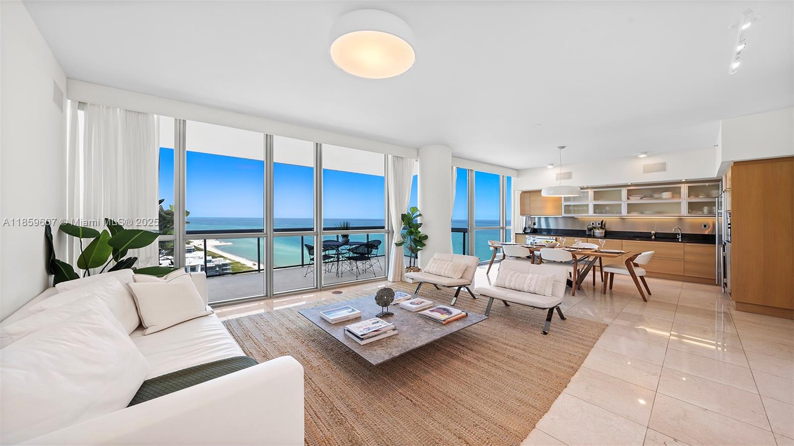 Perched on the 39th floor of The Setai, this stunning 3 bed / 3 bath residence offers breathtaking panoramic views of the ocean, city, and bay. Meticulously designed with floor-to-ceiling glass, the open layout seamlessly blends sophistication and comfort, highlighting elegant finishes and a serene ambiance. Enjoy the spacious living and dining areas that flow onto a private balcony, perfect for Miami Beach sunsets. The gourmet kitchen features high-end appliances, while the bedrooms provide a tranquil retreat with spa-like bathrooms. Located in one of Miami’s most prestigious addresses, residents experience world-class amenities, renowned service, and direct beach access. This exceptional residence also includes two rare, coveted parking spaces, a true luxury in South Beach.